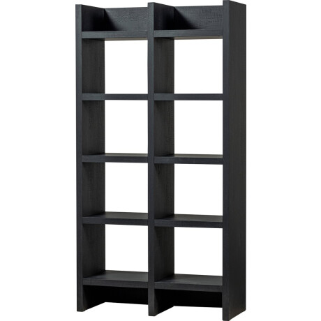 WOOOD Timo Open Kast - MDF - Donkerbruin - 195x100x40
