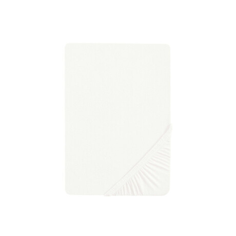 Biberna Jersey hoeslaken (Wit, 180-200 x 200 cm)