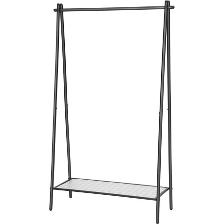 Kledingrek - Met ijzeren structuur - Kledingrek - Mat zwart