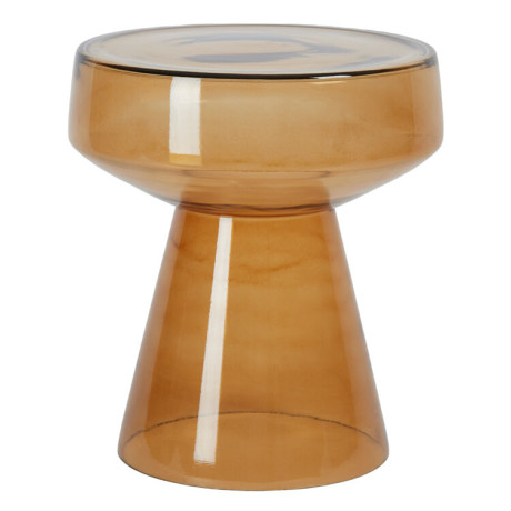 Light & Living Bijzettafel 'Dakwa' Ø37cm, kleur Okergeel