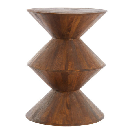 Light & Living Bijzettafel 'Larus' Mangohout, 45cm, kleur Bruin