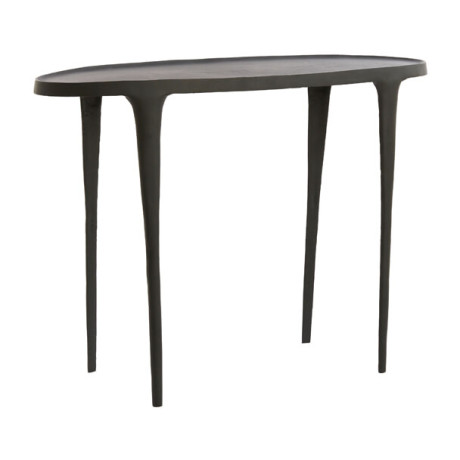 Light & Living Sidetable 'Arica' 110cm, kleur Mat Zwart