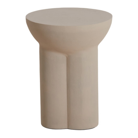 Light & Living Bijzettafel 'Ossana' 39cm, kleur Mat Zand