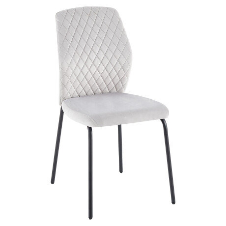 Artistiq Eetkamerstoel 'Chante' Velvet, kleur Lichtgrijs