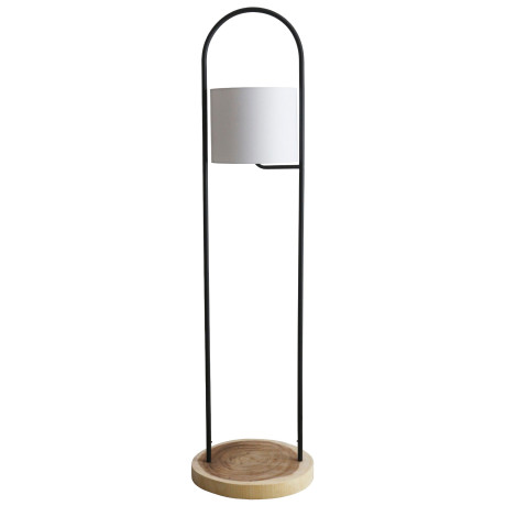 Artistiq Vloerlamp 'Adonnis' Met plateau, Acaciahout