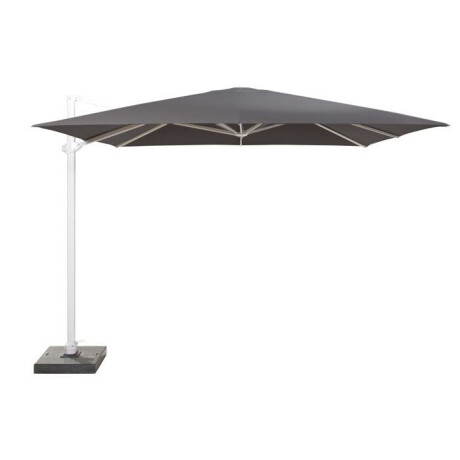 4 Seasons Outdoor Zweefparasol Siesta Premium Charcoal 300 x 300 cm