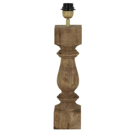 Light & Living Tafellamp 'Cumani' Mangohout, 47cm (excl. kap)