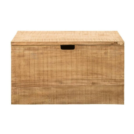 2e Halve Prijs Leen Bakker - Opbergkist Ronald - Naturel - 45x80x45 Cm - Hout - Bruin