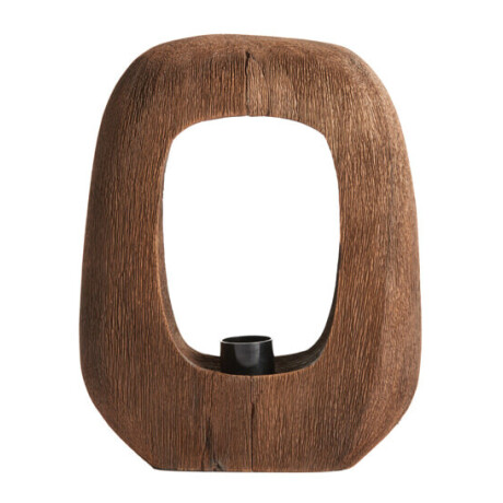 Light & Living Tafellamp 'Kelafo' Mangohout, 30cm, kleur Bruin