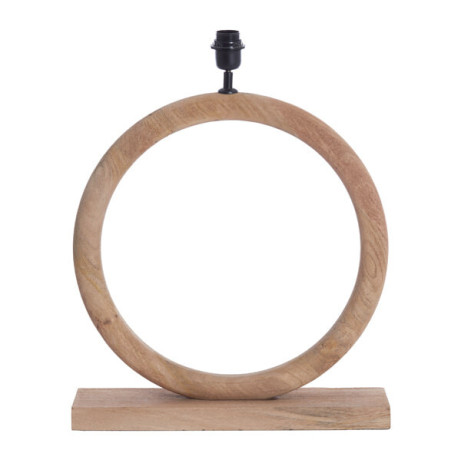 Light & Living Tafellamp 'Nubia' Mangohout, kleur Naturel (excl. kap)