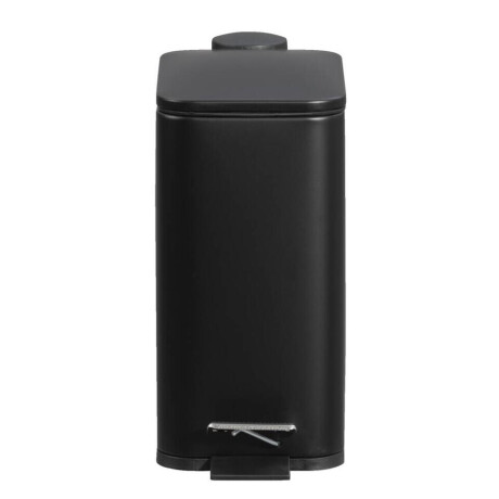 Leen Bakker - Pedaalemmer Slim - 5 Liter - 28,9x14x28,3 Cm - Metaal - Zwart