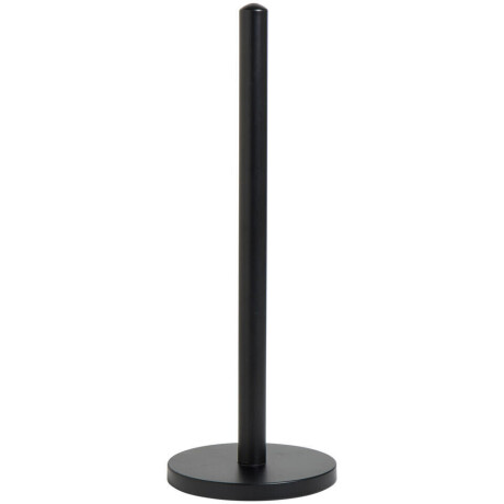 Leen Bakker - Toiletrolhouder 42xØ15 Cm - Metaal - Zwart