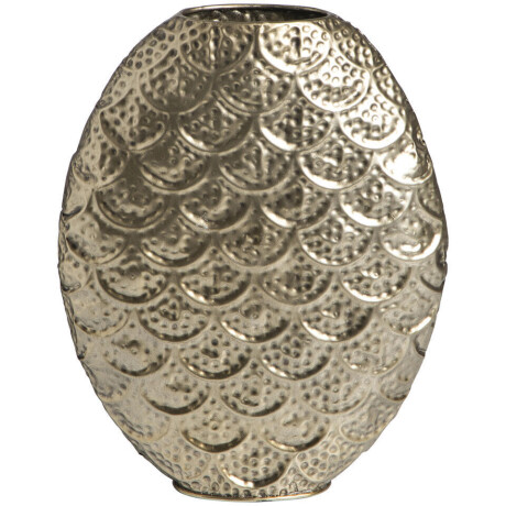 Leen Bakker - Vaas Florence Goudkleur - 35x27,5x9 Cm - Metaal - Goudkleurig