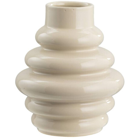 Leen Bakker - Vaas Arnica - Off-white - 30xØ25 Cm - Keramiek - Wit#Crème
