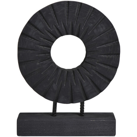 Leen Bakker - Beeld Paula - 38x28x9 Cm - Hout - Zwart