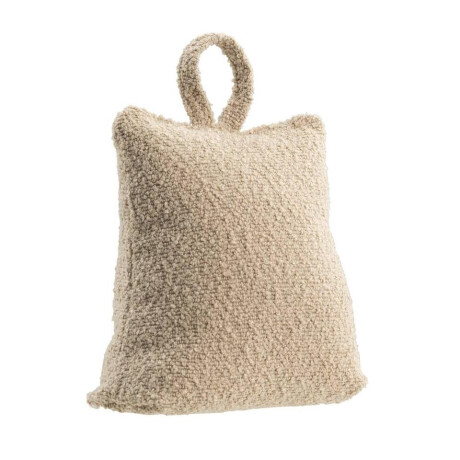 Deurstopper Bouclé - Taupe Polyester - 21x17 Cm