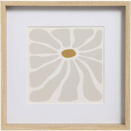 Leen Bakker - Fotolijst Goes - Naturel - 30x30 Cm - MDF/Glas - Beige