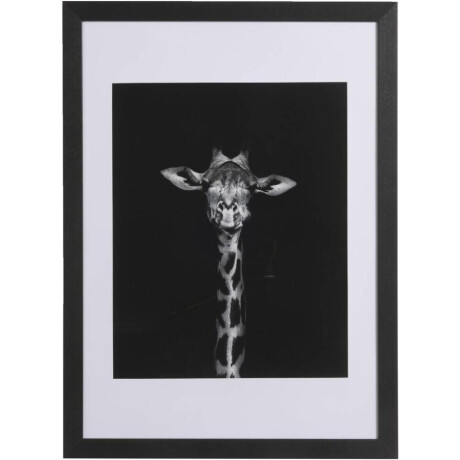 Leen Bakker - Fotolijst Haarlem - 50x70 Cm - MDF/Glas - Zwart