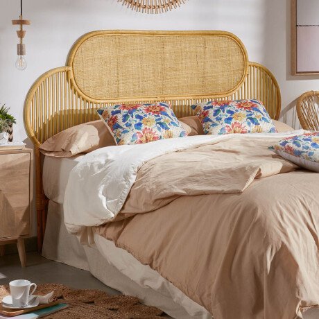 Kave Home Hoofdbord 'Lalita' Rotan / Webbing, kleur Naturel