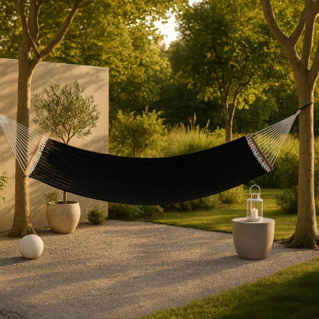 Nohr Hangmat 'Tion' 200 x 140cm, kleur Zwart