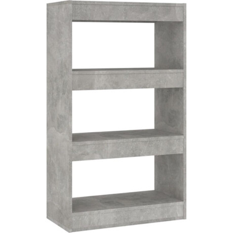 vidaXL - Boekenkast/kamerscherm - 60x30x103 - cm - bewerkt - hout - betongrijs