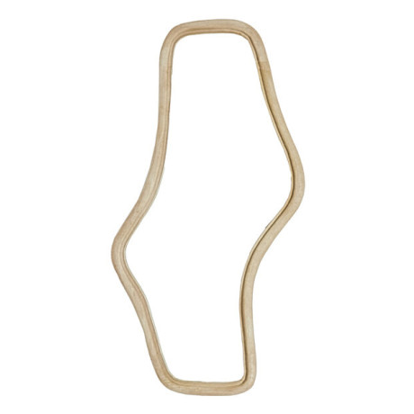 Light & Living Organische Spiegel 'Celano' Mangohout, 121 x 62cm