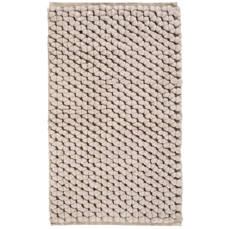 Onyx Badmat Greige | 60 x 60 cm | Beige / Grijs | Polyester / Katoen