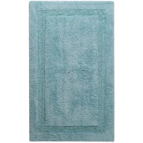 Wecon home Basics - Knut - Badmat - 70x120 cm - rookblauw - Antislip badkamer mat – douchemat voor douche – 100% Katoen – Pluizig Comfort – Waterabsorberend & Sneldrogend