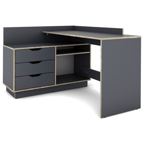 byLIVING Bureau Belfast (Antraciet/Sonoma eiken)