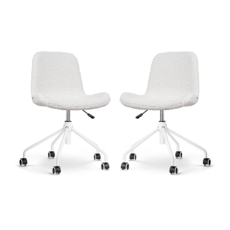 Set van 2 bureaustoelen Nout-Fé teddy | Nolon