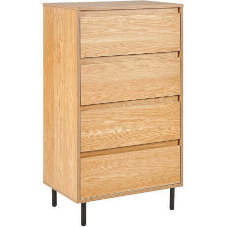 BELIANI NIKEA - Commode - Lichthout - MDF
