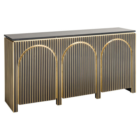 Richmond Dressoir 'Les Arcs' Brass en marmer, 160cm