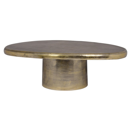 Richmond Organische Salontafel 'Pulitzer' 106 x 82cm, Brushed Gold