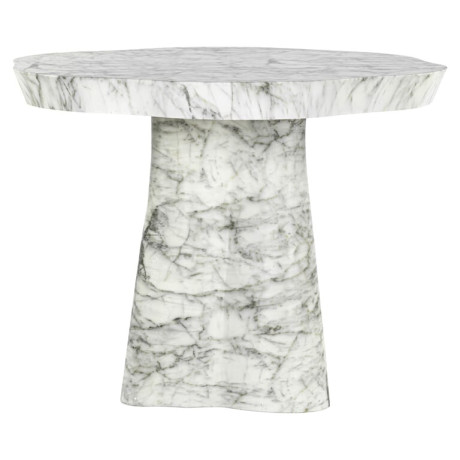 Richmond Organische Eettafel 'Rockyard' Faux Marmer en travertin, 140cm