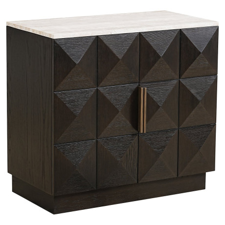 Richmond Dressoir 'Claremont' Eiken en travertin, 85cm