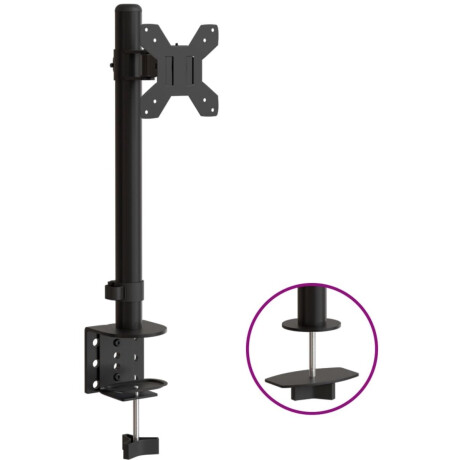 vidaXL Monitorbeugel VESA 75/100 mm zwart staal - Monitorbeugel - Monitorbeugels - Beeldschermbeugel - Beeldschermstandaard