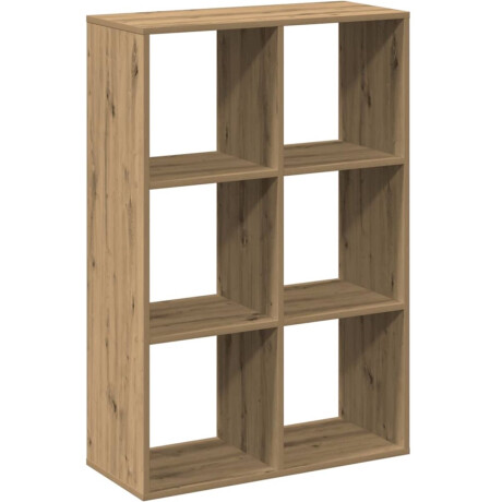 vidaXL - Kamerscherm - / - boekenkast - 69,5x29x103,5 - cm - hout - artisanaal - eiken