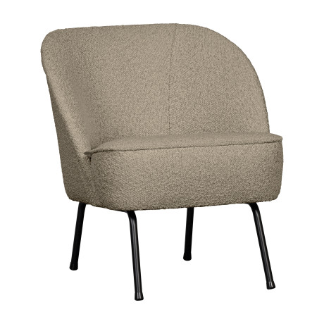 BePureHome Fauteuil 'Vogue' Bouclé, kleur Beige