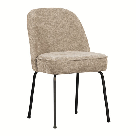 WOOOD Eetkamerstoel 'Vogue' Chenille, kleur Zand