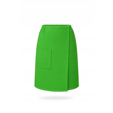 VitalHome Wafel Kilt Sauna Pareo 60x150cm Groen met Zakje