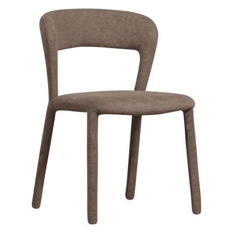 BePureHome Eetkamerstoel 'Noble' Geweven, kleur Taupe