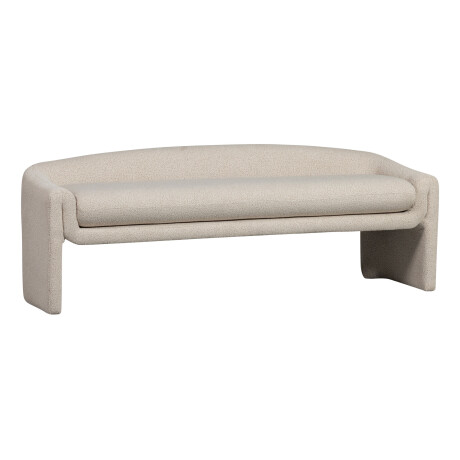 WOOOD Eetkamerbank 'Zone' Geweven, 160cm, kleur Beige