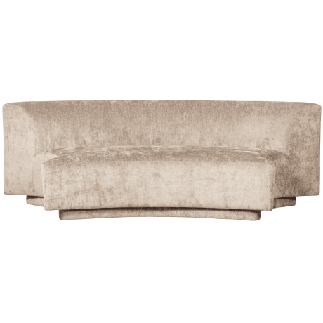 BePureHome 2-zits Bank 'Popular' Modulair, Chenille, kleur Naturel