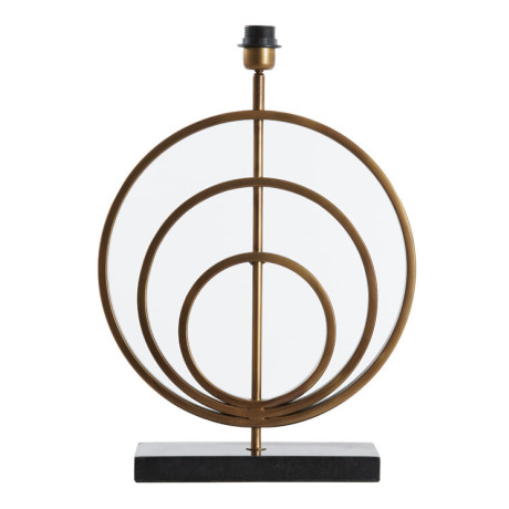 Light & Living Tafellamp 'Cassel' 50cm, kleur Antiek Brons (excl. kap)