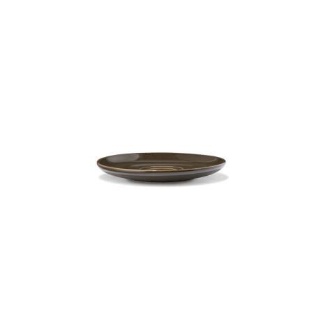 HEMA HEMA Schotel Ø14.1cm Puur Aardewerk Donkerbruin (donkerbruin)