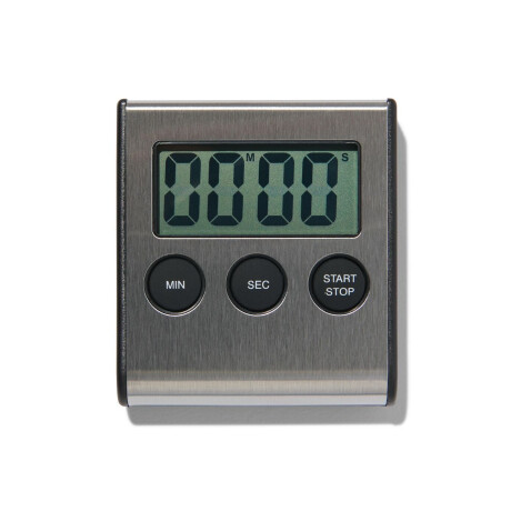 HEMA HEMA Kookwekker Digitaal Magnetisch Rvs (zilvergrijs)