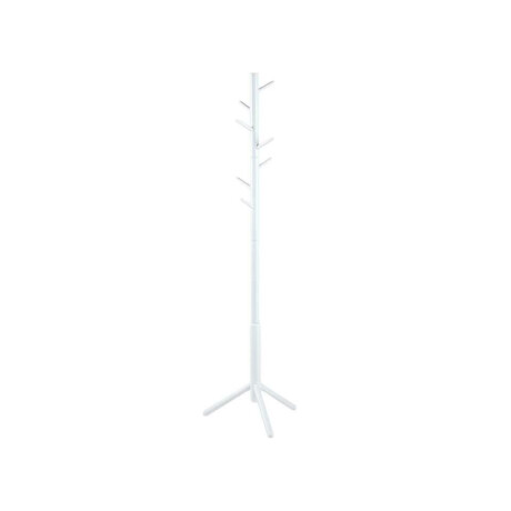 Leen Bakker - Kapstok Tinn - Hout - Wit - 51.6x176.8x44 Cm