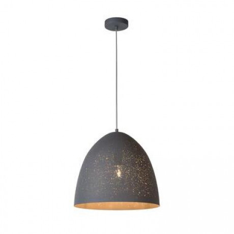Lucide hanglamp Eternal - grijs - Ø40 cm - Leen Bakker