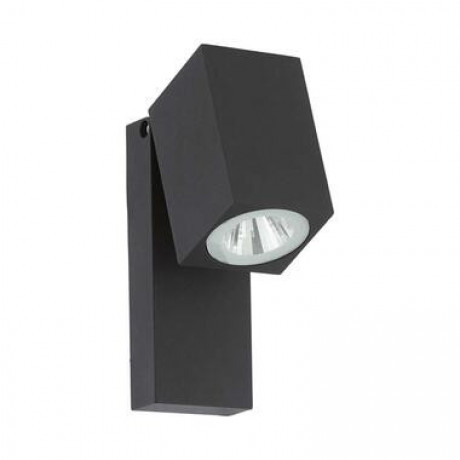 EGLO richtbare wandlamp Sakeda LED - antraciet - Leen Bakker