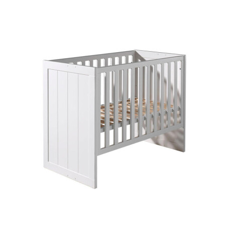 Leen Bakker - Vipack Babybed Erik - 126,6x68x90 Cm - MDF/Grenenhout - Wit - 126.6x68x90 Cm
